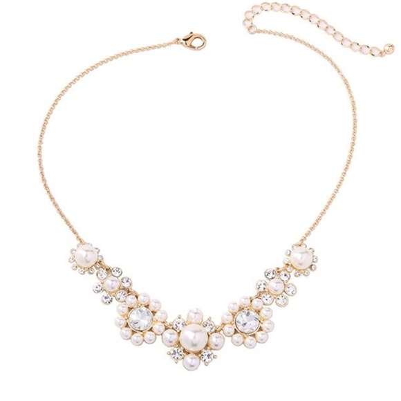 Vintage Pearl Goldtone Collar Necklace - Picture 1 of 2